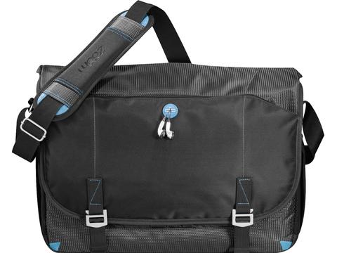 Fly-by airport security friendly 17" messenger bag