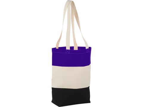 Cotton Colour Block Tote