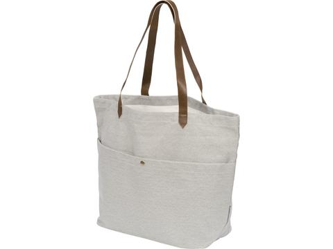 Harper cotton canvas book tote bag