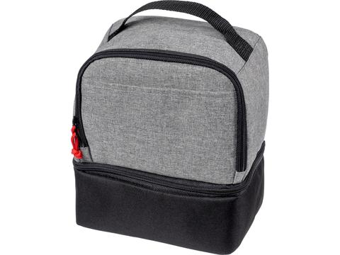 Dual cube lunch cooler bag