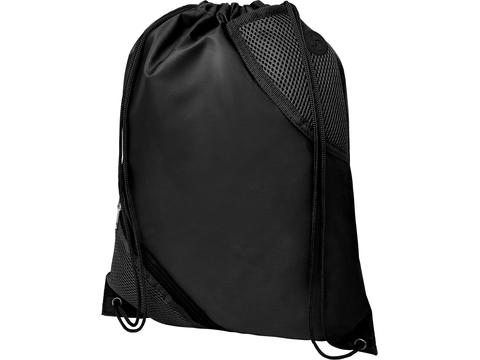 Oriole duo pocket drawstring backpack