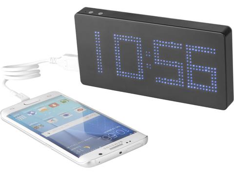 LED Display Powerbank with Clock