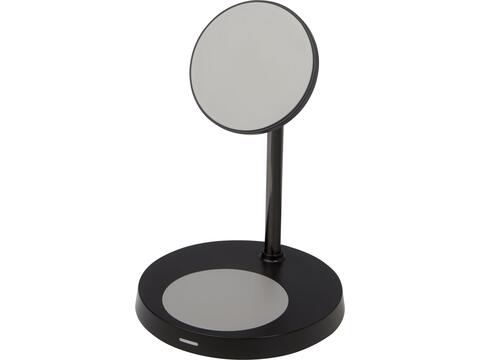 Magclick magnetic dual wireless charging stand