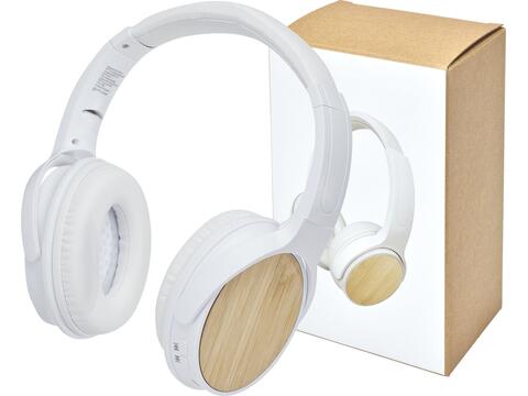 Athos bamboo Bluetooth headphones with microphone