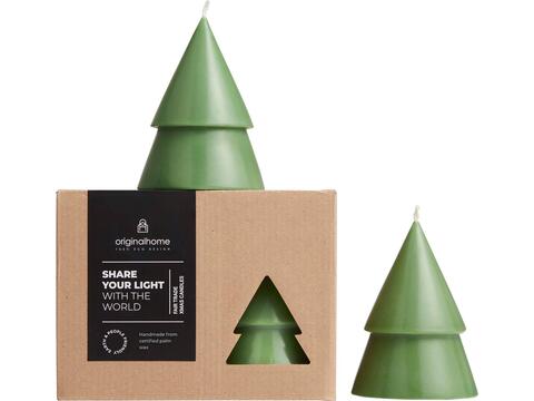 Orginal Home Xmas tree candle matcha - M