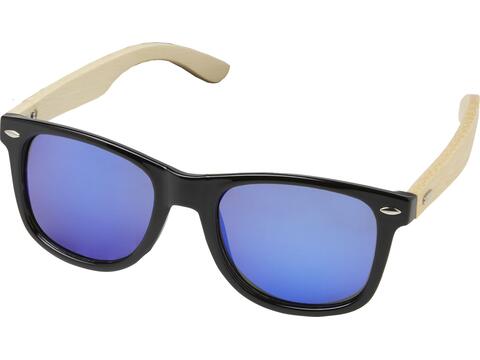 Taiyō rPET/bamboo mirrored polarized sunglasses in gift box