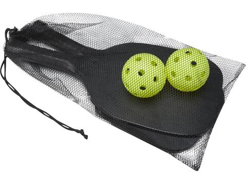 Enrique paddle set in mesh pouch