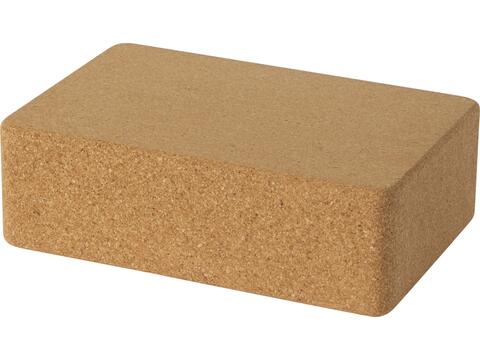 Trikona cork yoga brick