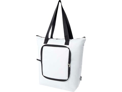 EcoFold RPET foldable tote cooler bag 15L