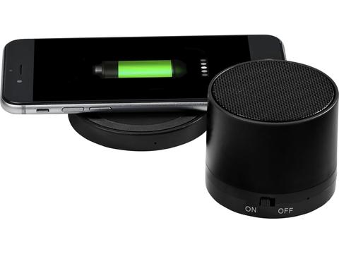 Cosmic Bluetooth® speaker and wireless charging pad