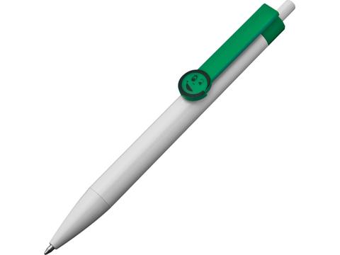 Ball pen with clip smiley
