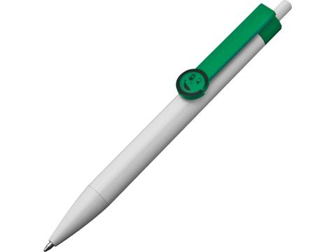 Ball pen with clip smiley
