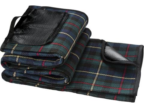 Picnic Blanket with tartan pattern