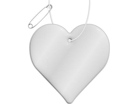 RFX™ heart reflective PVC hanger