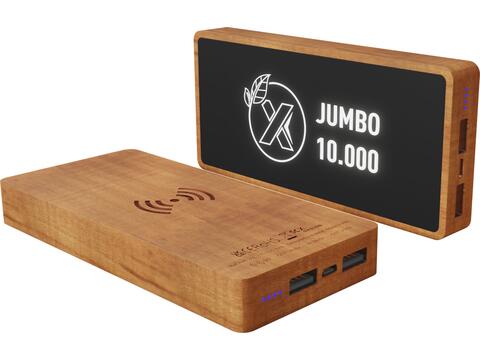 SCX.design P46 10.000 mAh wooden wireless charging power bank