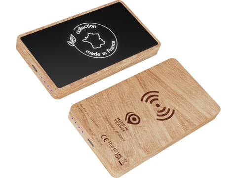 SCX.design P34 5000 mAh wooden wireless power bank