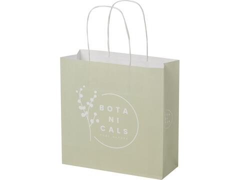 Kraft paper bag with twisted handles - small