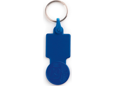 Keyring with coin