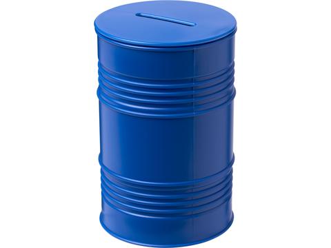 Banc oil drum money pot