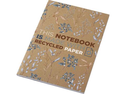 Novella Austen A5 recycled soft cover kraft notebook - 50 sheets