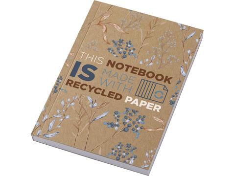 Novella Austen A6 recycled soft cover kraft notebook - 100 sheets
