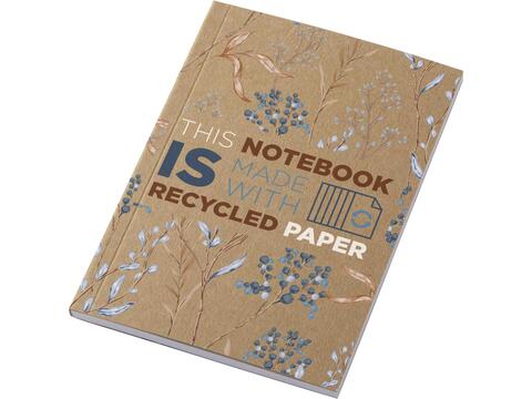 Novella Austen A6 recycled soft cover kraft notebook - 50 sheets