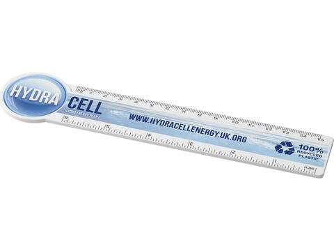 Tait 15 cm circle-shaped recycled plastic ruler