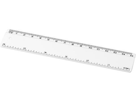 Refari 15 cm recycled plastic ruler