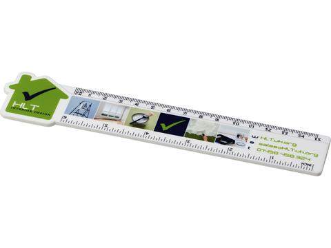 Loki 15 cm house shaped plastic ruler