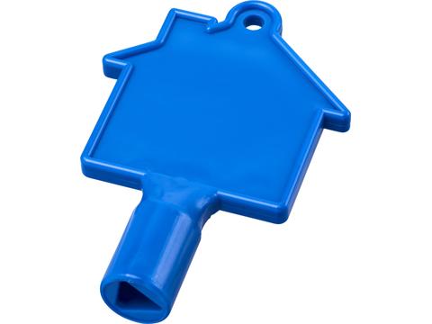 Maximilian house-shaped meterbox key