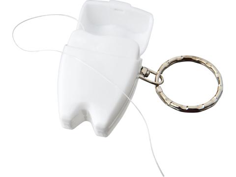 Demi dental floss keychain