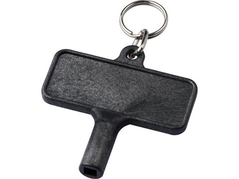 Largo plastic radiator key with keychain