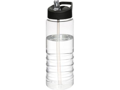 H2O Treble 750 ml spout lid sport bottle