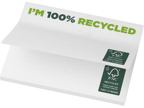 Sticky-Mate® recycled sticky notes 100 x 75 mm