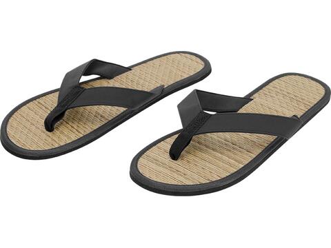 Flip flops made from straw