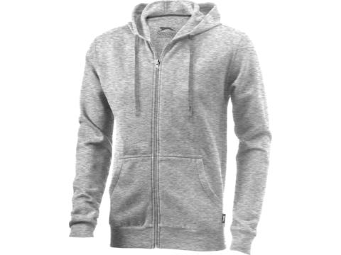 Open Full Zip Hooded Sweater