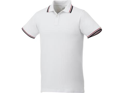 Fairfield short sleeve men's polo with tipping