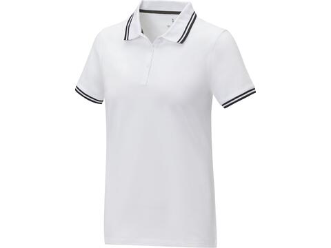 Amarago short sleeve women's tipping polo