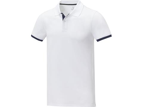 Morgan short sleeve men's duotone polo