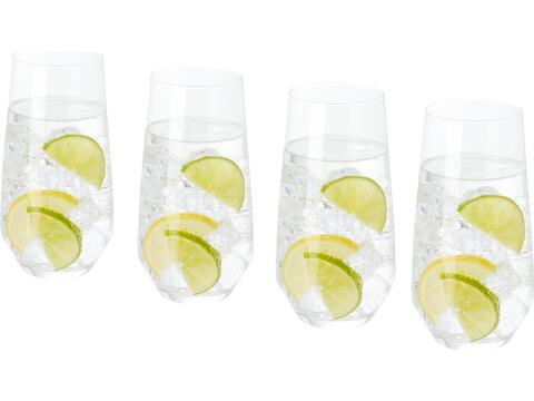 Chuva 4-piece highball glass set