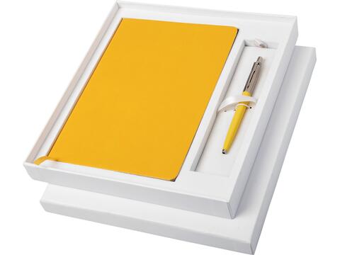 Classic notebook and Parker pen gift set