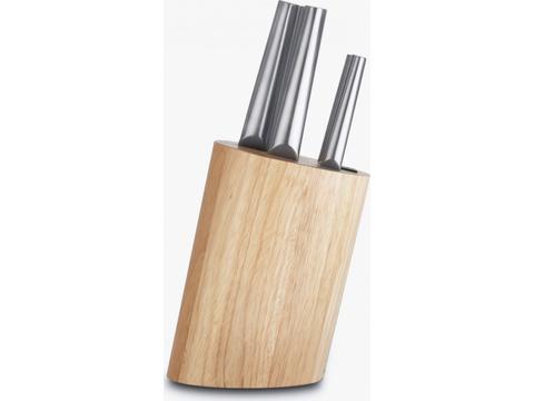 6 piece knife block - Essentials