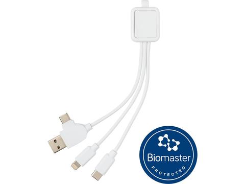 6-in-1 antimicrobial cable