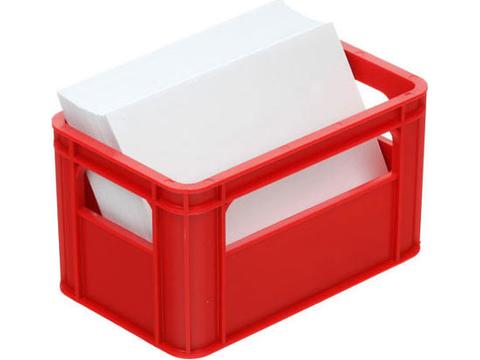 Notepad box or beermat holder