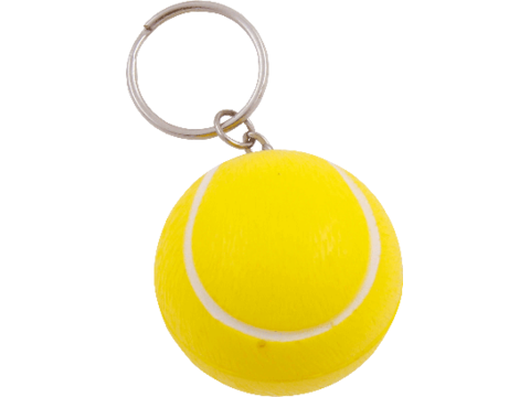 Anti-stress key-ring tennis-ball