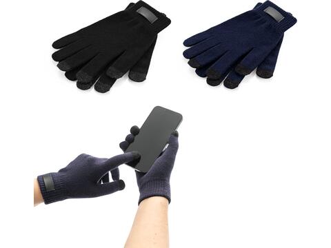 Gloves made from  rPET with touch tips