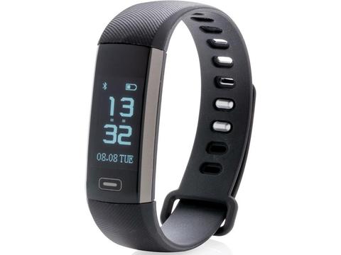 Activity tracker with blood pressure monitor