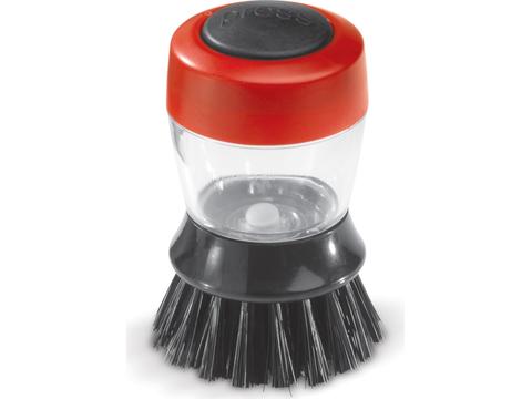 Dishwashing brush compact