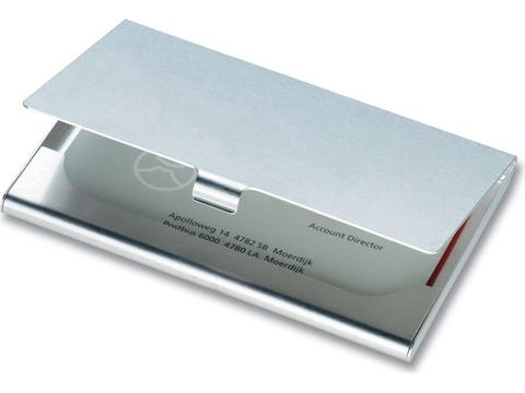 Aluminium business card holder