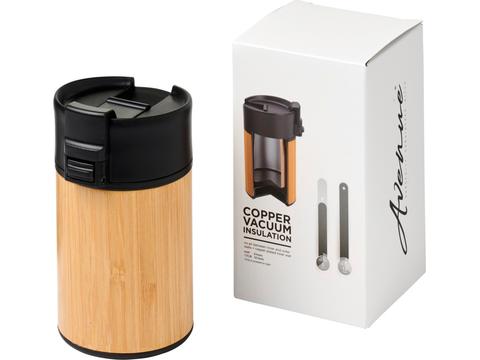 Arca 200 ml leak-proof copper vacuum bamboo tumbler